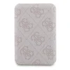 Guess Induction Powerbank 15W GUPB5FP4EMGP 5000mAh rózsaszín/bőr-fém logós MagSafe - 2
