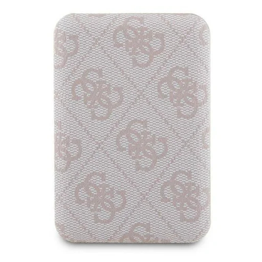 Guess Induction Powerbank 15W GUPB5FP4EMGP 5000mAh rózsaszín/bőr-fém logós MagSafe - 2
