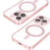 Glitter Magsafe tok Samsung Galaxy S25 Ultra pink clear - 4