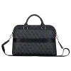Guess PU 4G Triangle Logo laptop táska 13-15" Fekete thumbnail