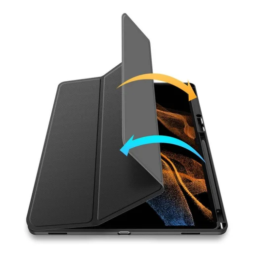 DUX DUCIS TOBY fliptok ceruzatárolóval Samsung Galaxy Tab S8 Ultra (X900/X906) fekete - 4