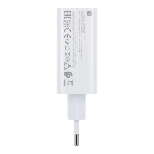 XIAOMI eredeti töltő USB A QC3.0 3A 120W MDY-14-EE fehér bulk - 3