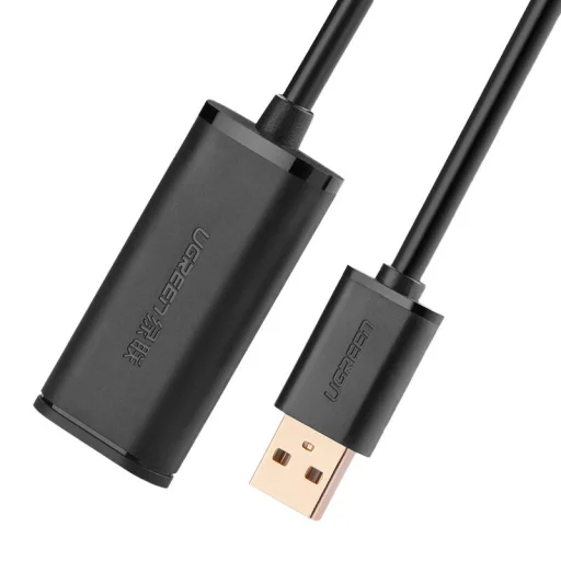 UGREEN US121 USB 2.0 hosszabbító kábel, aktív, 10m (fekete) - 2