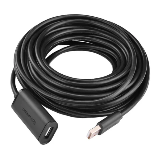 UGREEN US121 USB 2.0 hosszabbító kábel, aktív, 10m (fekete) - 5