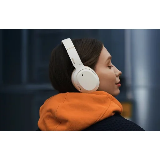 Edifier W820NB Plus Vezeték nélküli Bluetooth fejhallgató ANC (Bézs) - 5