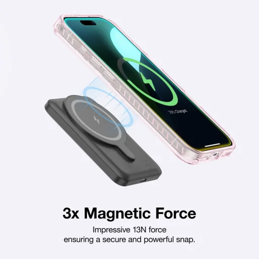 Amazing Thing Titan Pro Mag Ring Grip tok 10FT IP166.7TRPK iPhone 16 Plus pink - 11