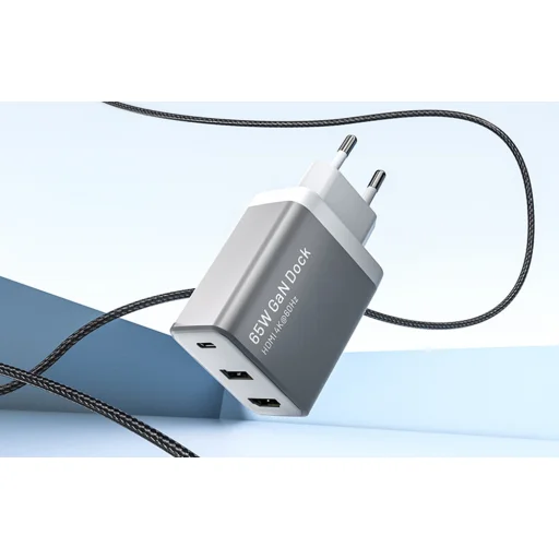 3-port USB(C+A)+HDMI GaN Dock (60W/5W/4K@60Hz) - 3