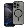 CLEAR MAG COVER tok kameravédelemmel, MagSafe kompatibilis, IPHONE 16 fekete csillám tok - 2