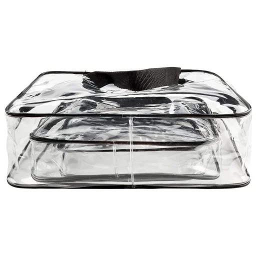 Utazó kozmetikai táska szett 3 db RC-K-1083 átlátszó - 7