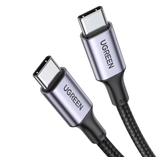 UGREEN US316 USB-C - USB-C kábel, 100W, 1m (fekete) - 3