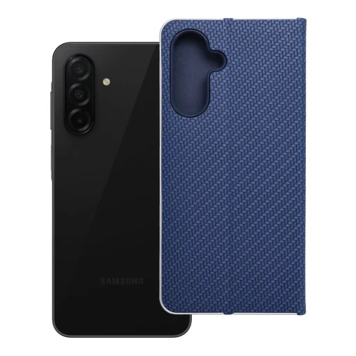 LUNA Carbon fliptok Samsung Galaxy A26 5G kék tok - 16