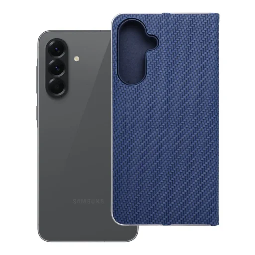LUNA Carbon Flip puzdro modré pre Samsung Galaxy A56 5G puzdro - 15