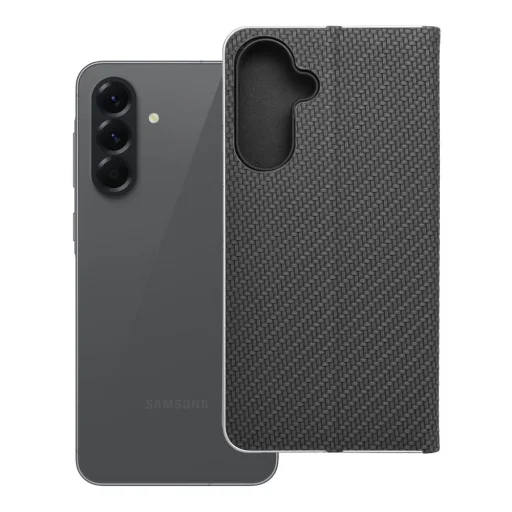  Samsung Galaxy A56 5G fekete LUNA Carbon fliptok - 14