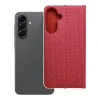 LUNA Book Carbon puzdro na Samsung Galaxy A56 5G červené thumbnail
