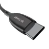 BlitzWolf BW-TC23 USB-C - USB-C töltőkábel kijelzővel, 100W, 0.9m (fekete) - 3
