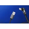UGREEN US299 USB Lightning hajlított kábel, MFi, 1m (fekete) kábel thumbnail
