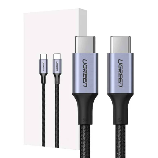 UGREEN US316 USB-C-USB-C kábel, 100W, 2m (fekete) - 1