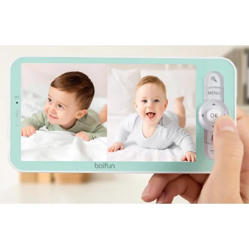 Boifun 6T forgatható babafigyelő kamera és monitor - 5