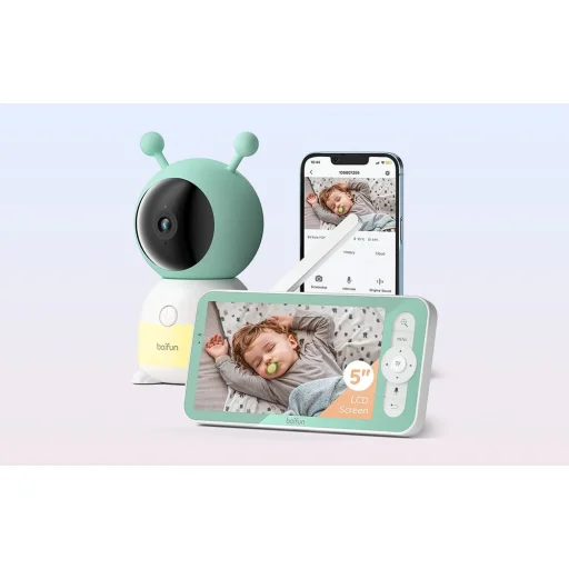 Boifun 6T forgatható babafigyelő kamera és monitor - 7