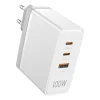 Fali töltő, Vention, FEGW0-EU, 2xUSB-C, USB-A, 100W/100W/30W, GaN (fehér) thumbnail