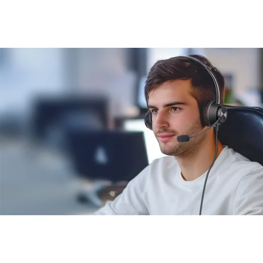 Vezetékes fejhallgató mikrofonnal New Bee H368 - 6