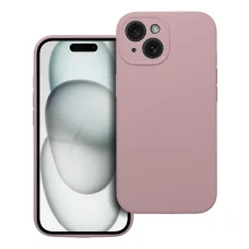 SILICONE 2mm iPhone 15 tok homokrózsaszín