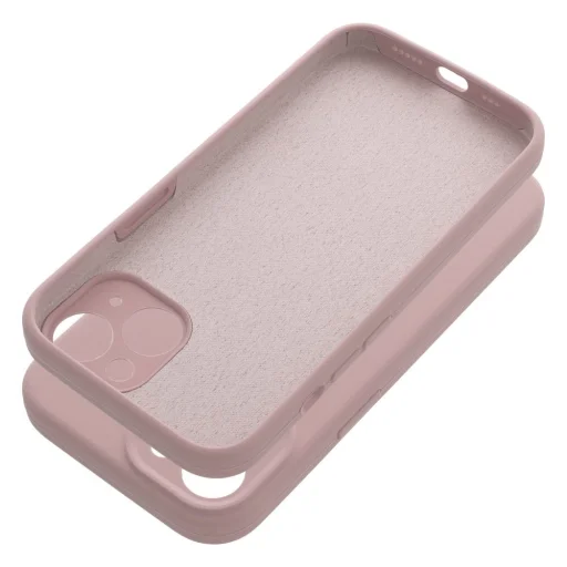 SILICONE 2mm iPhone 15 tok homokrózsaszín - 4
