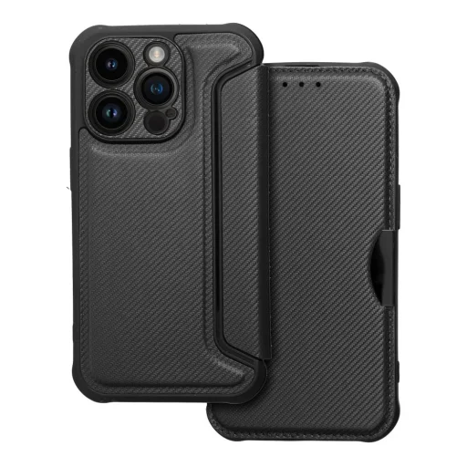 RAZOR fliptok iPhone 14 Pro fekete tok - 1