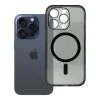 CLEAR MAG COVER tok kameravédelemmel MagSafe kompatibilis IPHONE 14 PRO-hoz fekete csillámos thumbnail