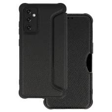 Razor Carbon fliptok Samsung Galaxy S24 FE fekete tok