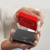 5000 mAh vezeték nélküli mágneses Power Bank Piros - 6