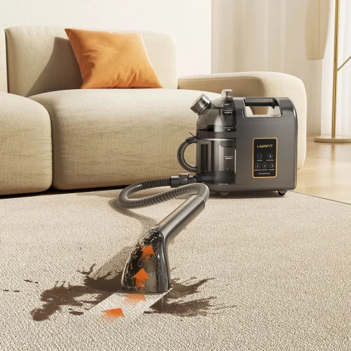 UWANT B200 12000Pa 1900W mosó porszívó mélytisztító gőztisztító funkcióval - szürke - 10