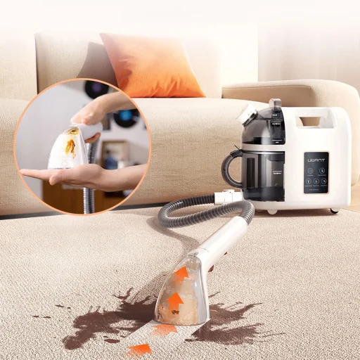 UWANT B200 12000Pa 1900W mosóporszívó Mélytisztító gőzfunkcióval - fehér - 8