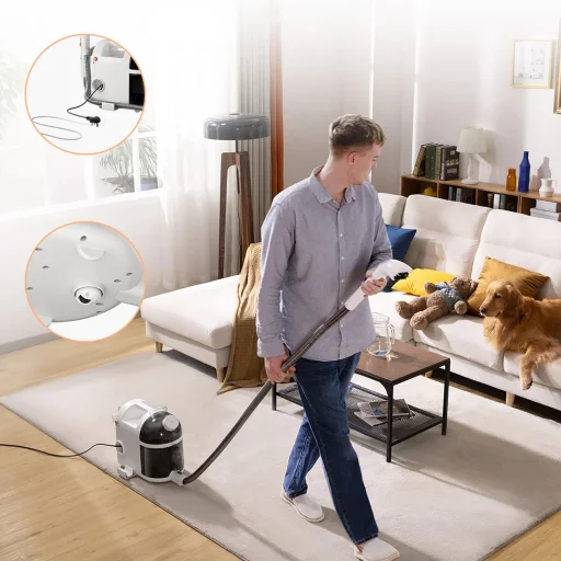 UWANT B200 12000Pa 1900W mosóporszívó Mélytisztító gőzfunkcióval - fehér - 10