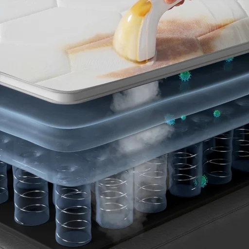 UWANT B200 12000Pa 1900W mosóporszívó mélytisztító gőztisztító funkcióval + kefe - fehér - 20