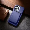 iCarer bőrtok eredeti bőrből iPhone 14 Pro Max világoslila (WMI14220708-LP) (MagSafe kompatibilis) tok thumbnail