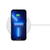 iCarer Oil Wax Prémium Bőrtok iPhone 14 Pro Max mágneses bőrtok MagSafe-fel sötétkék tok thumbnail