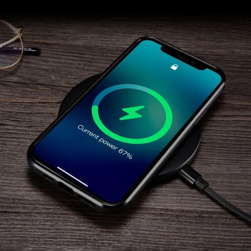 iCarer Leather Oil Wax tok, természetes bőrrel bevonva iPhone 12 Pro Max-hoz fekete (ALI1206-BK) tok - 10