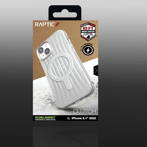 Raptic X-Doria Clutch iPhone 14 MagSafe kompatibilis tok, áttetsző - 6