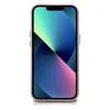 iCarer Litchi Premium Bőr Tok iPhone 14 Plus Mágneses Bőrtok MagSafe-el Rózsaszín (WMI14220711-PK) tok thumbnail