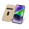 iCarer CE Prémium Bőr Folio tok iPhone 14 Plus Mágneses Flip Bőr Folio Fliptok MagSafe Világos Lila (WMI14220715-LP) thumbnail