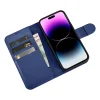 iCarer Wallet Case 2in1 bőrtok iPhone 14 Pro fliptok Anti-RFID kék (WMI14220726-BU) tok thumbnail