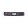 iCarer Bőr Tok iPhone 14 Dark Purple (WMI14220705-DP) (MagSafe Kompatibilis) tok thumbnail