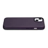 iCarer Bőr Tok iPhone 14 Dark Purple (WMI14220705-DP) (MagSafe Kompatibilis) tok thumbnail