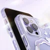 Kingxbar Butterfly Series mágneses tok iPhone 14 Pro számára MagSafe tok pillangókkal kék thumbnail