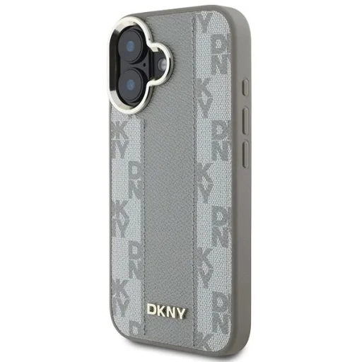  iPhone 16 Bézs DKNY Négyzetrácsos Minta Magsafe tok - 2