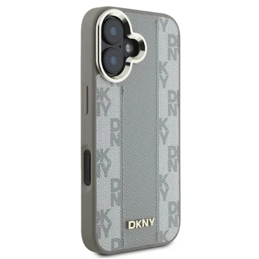  iPhone 16 Bézs DKNY Négyzetrácsos Minta Magsafe tok - 4
