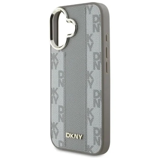  iPhone 16 Bézs DKNY Négyzetrácsos Minta Magsafe tok - 6