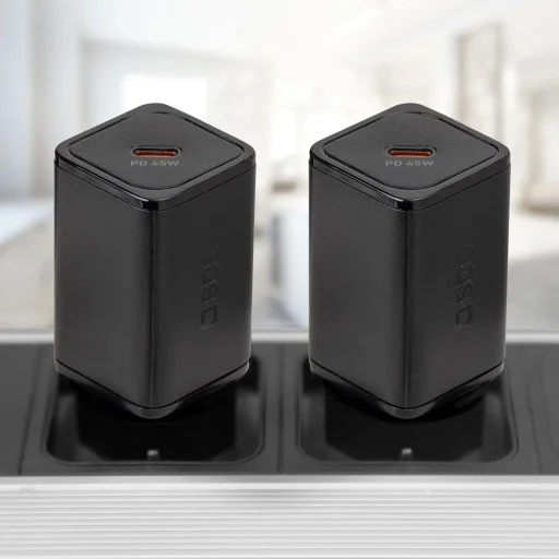 45W GaN töltő Power Delivery-vel Fekete - 4