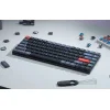 Vezeték nélküli mechanikus billentyűzet Keychron K3 Pro QMK/VIA Fehér háttérvilágítás Barna Kapcsoló (fekete) thumbnail
